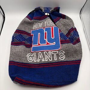 NFL NY Giants Football Drawstring Team Colors Travel Bag